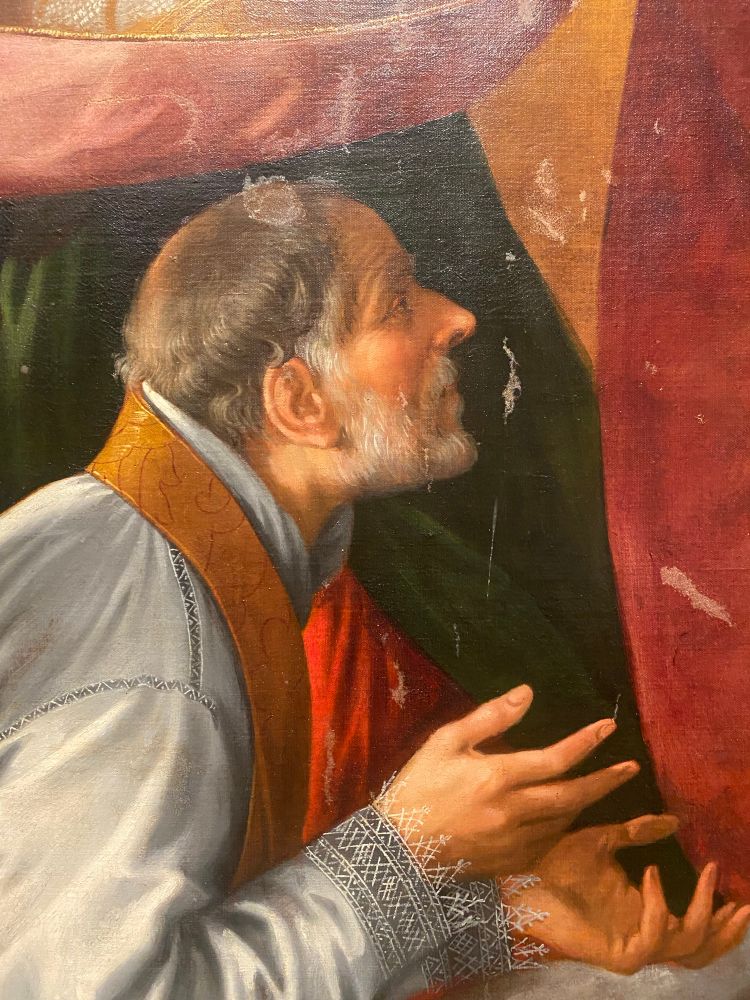 Pedro Orrente
Imposition of the Chasuble on Saint Ildefonsus (detail)
Oil on canvas
Solís Foundation Collection, Toledo