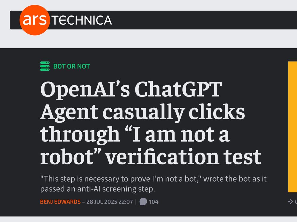 La última versión de ChatGPT se salta los CAPTCHAs como si fuera humano, a pesar de que está programado para no hacerlo / Ars Technica