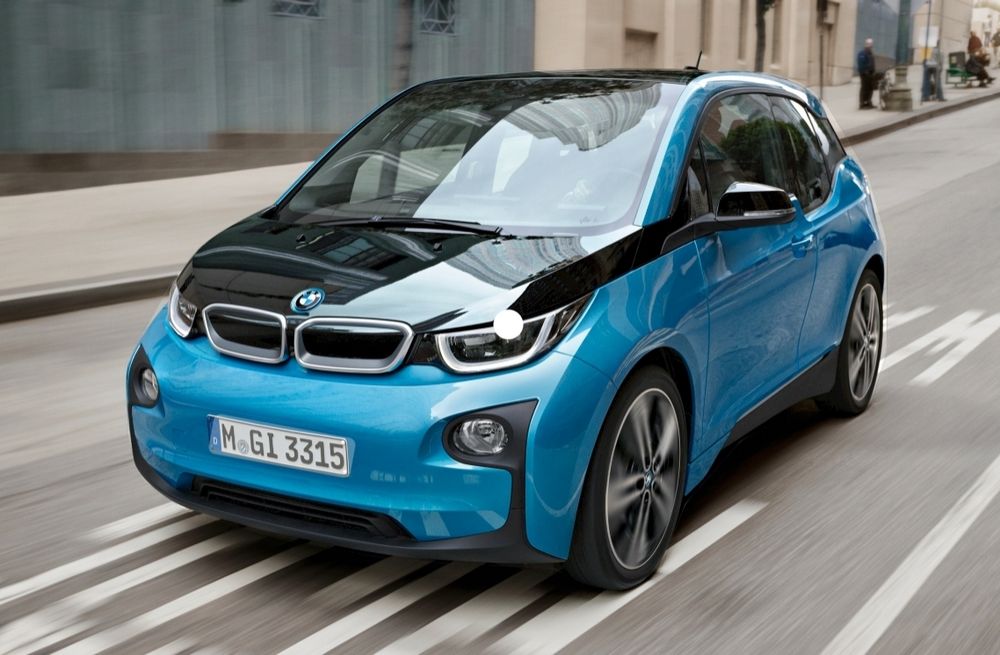 Das Bild des recht kleinen BMW I3