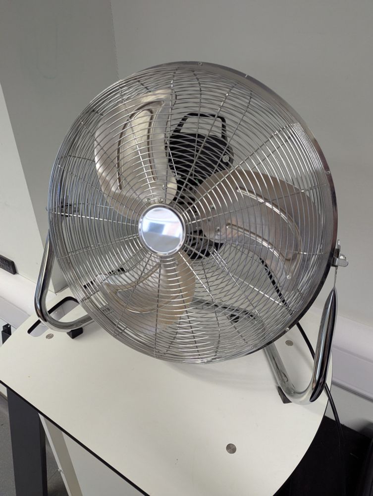 A big mechanical fan.