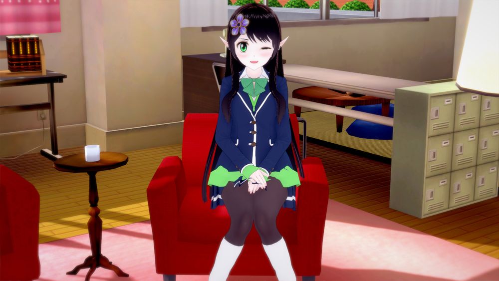 緑リボン　高校二年生　カノンちゃん