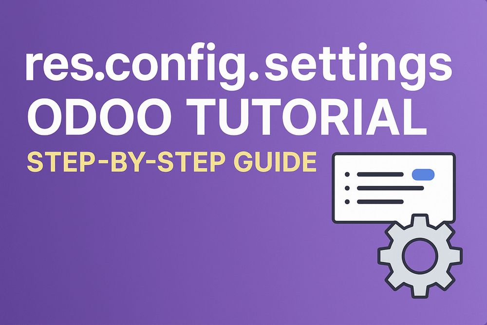 res.config.settings Odoo Tutorial