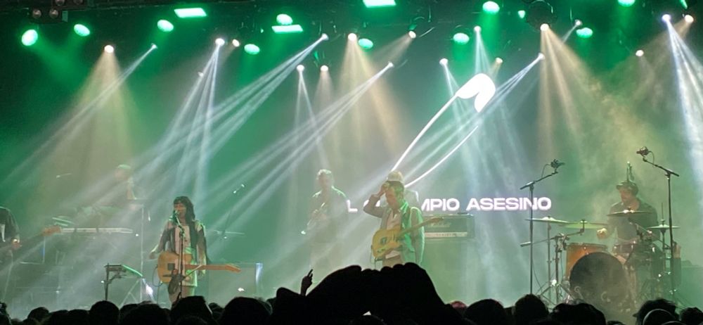 Último concierto del grupo pamplonica El Columpio Asesino en La Riviera, Madrid, 9 de noviembre de 2024