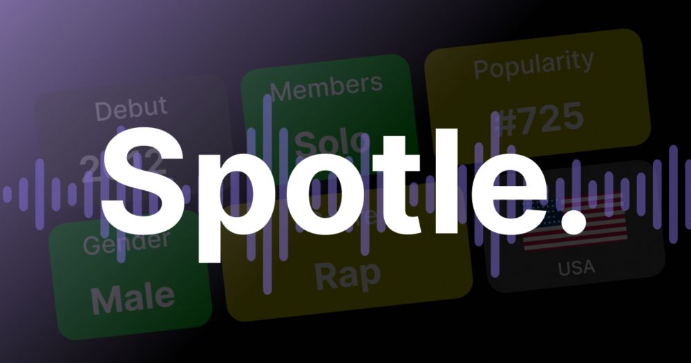 Spotle - The daily music artist guessing game!