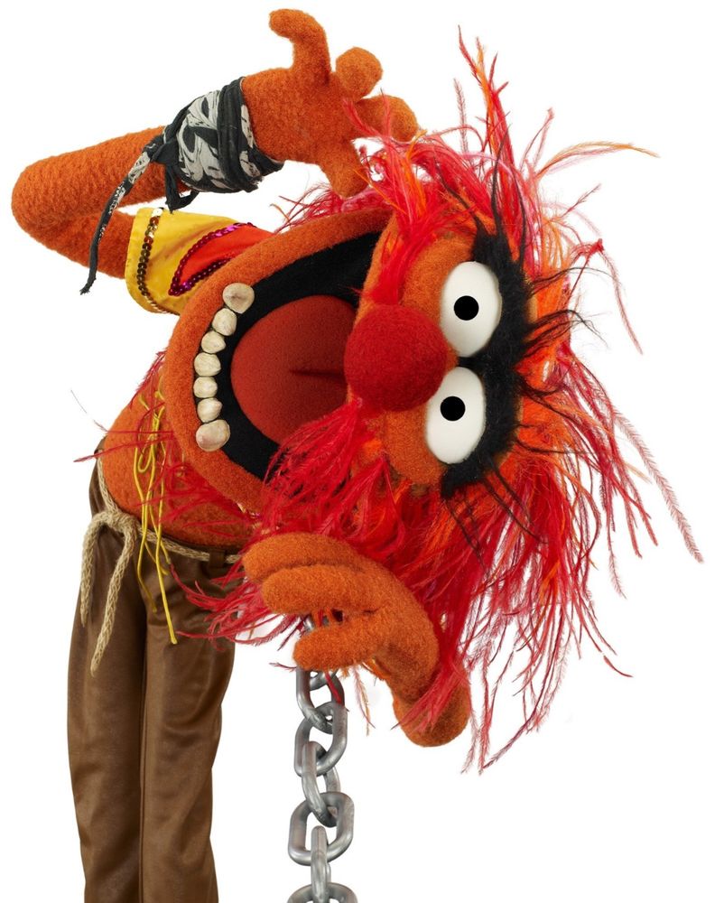 Animal muppet as David Lee Roth