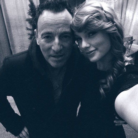 Taylor Swift with Bruce Springsteen