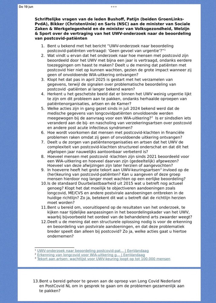Kamervragen