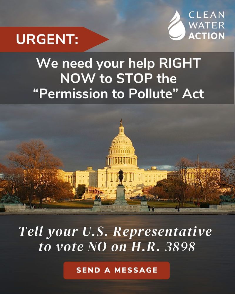 🏭 The Permission to Pollute Act gives a rubber stamp for industrial polluters. These bills weaken oversight, hide harmful discharges, and let big polluters off the hook at the expense of our health. We deserve better. #CleanWaterIsLife #VoteNoONHR3898