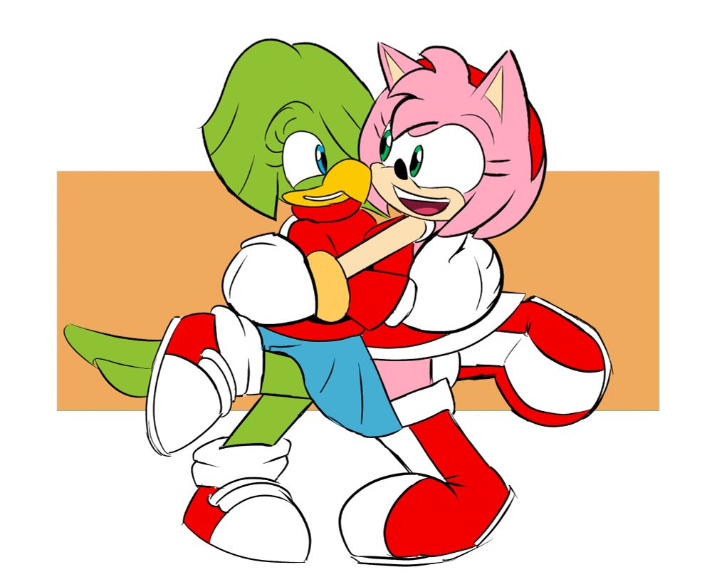 Amy and Tekno being gay and in love