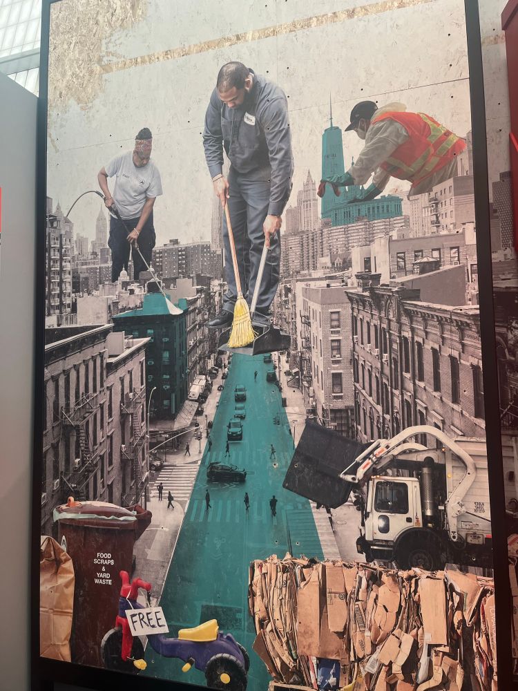 Sanitation workers get their due at the City Works exhibit.  