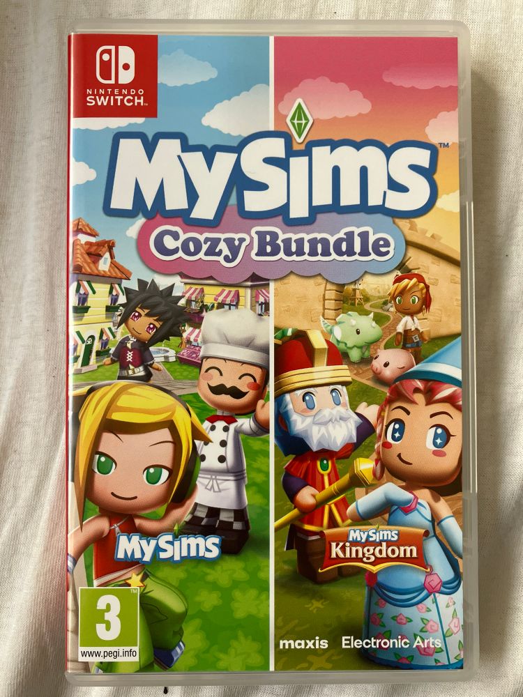 Nintendo Switch box for MySims Cozy Bundle