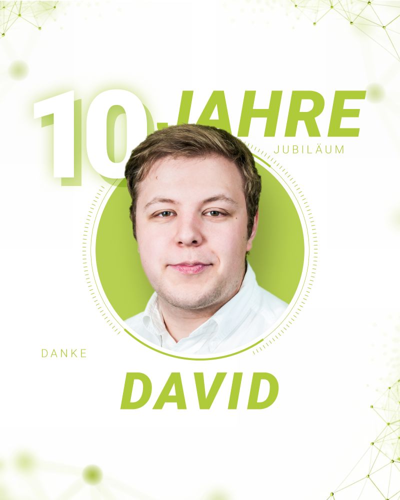 David, Jubiläum, 10 Jahre bei virtual7