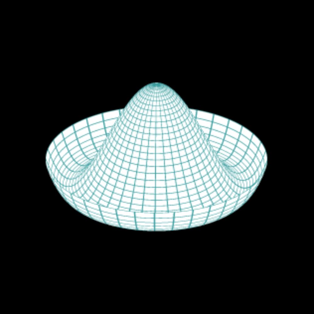 Unexpected laser pattern through calcite crystal