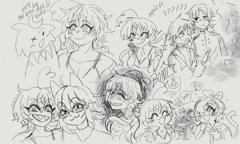 Included Ocs by TiiaMeddy, DocTheChaosKing, and Peacheises (found in tumblr)