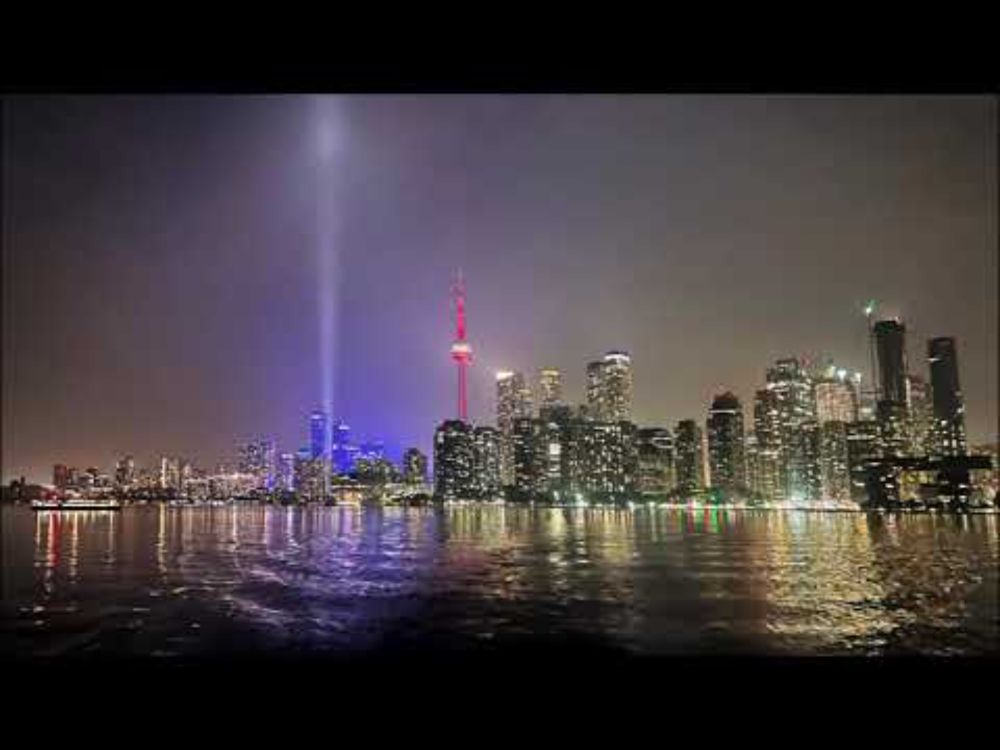 First Breath - Light artwork by Luke Jerram in Toronto.