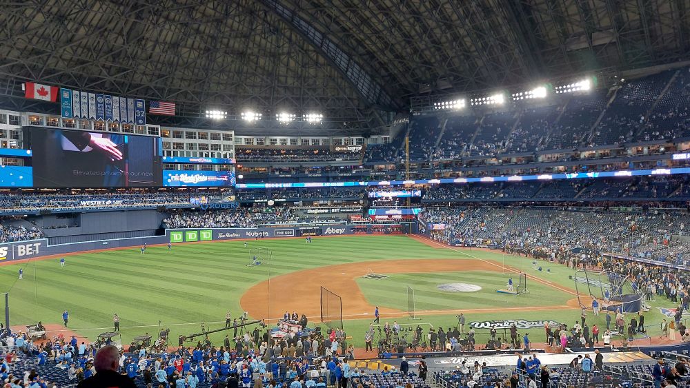 Don't ask me how, don't ask me how much, but I am very much in the 200 Level for Game 1 of the 2025 World Series.