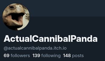 A picture of my profile with 69 followers, nice.