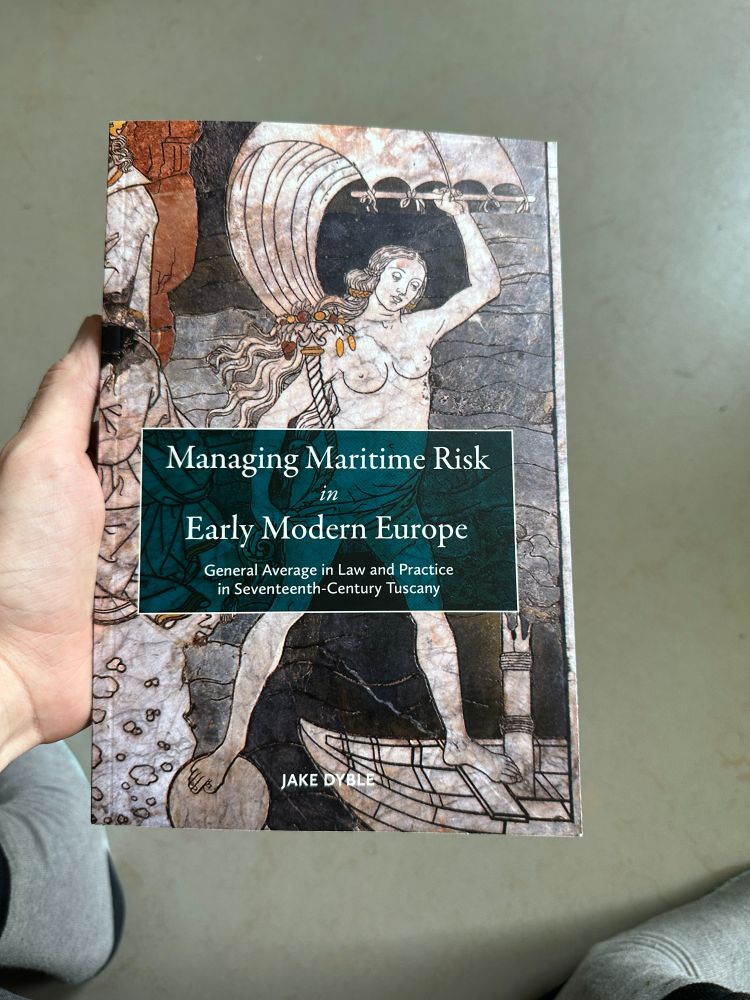 A copy of Jake Dyble's "Managing Maritime Risk in Early Modern Europe: General Average in Law and Practice in Seventeenth-Century Tuscany"