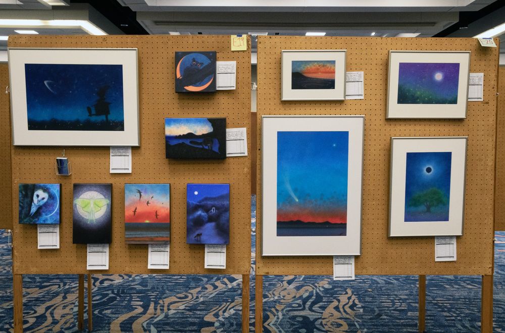 2025 Comic-Con Art Show
JULY 24 through JULY 27

HOURS:
Thursday 11:00 AM–8:00 PM
Friday: 9:00 AM–8:00 PM
Saturday: 9:00 AM–6:00 PM
Sunday: 9:00 AM–6:00 PM

Silent Auction final bidding closes Saturday at 6:00 PM.
Winning bids are posted at 9:00 AM Sunday morning.
Any Voice Auctions begin at 11:00 AM Sunday morning
All purchased art must be picked up Sunday by 6:30 PM.
Quick Sale items must be paid for immediately and picked up the same day.
