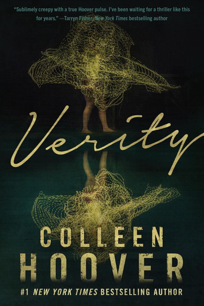 Book cover for Colleen Hoover’s ‘Verity.’