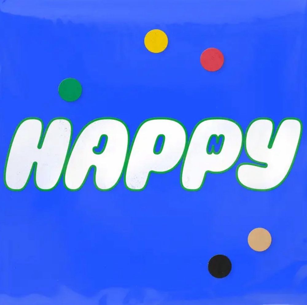 Album cover for ‘HAPPY.’