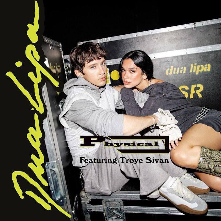 Dua Lipa and Troye Sivan backstage at a recent concert where they teased the ‘Physical’ remix.