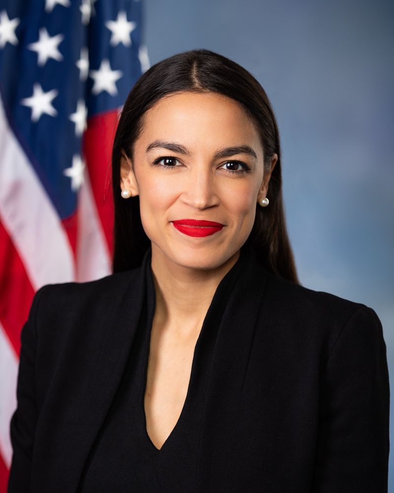 Portrait of AOC. 