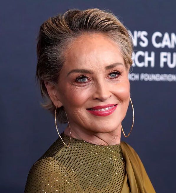 Photo of Sharon Stone. 