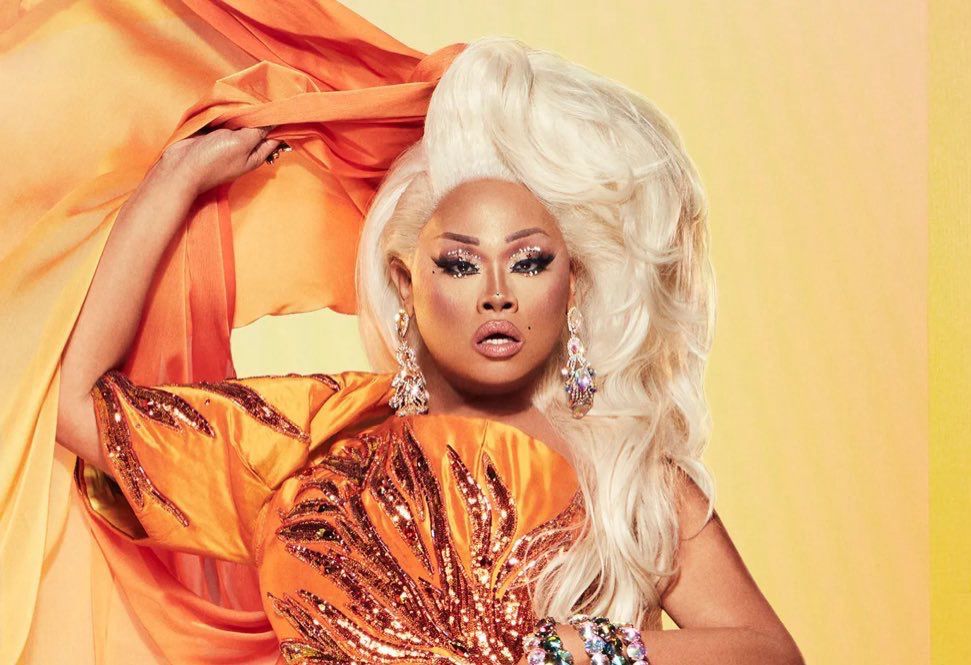 Jiggly Caliente in her cast member photoshoot for ‘RuPaul’s Drag Race: All Stars’ Season 6.