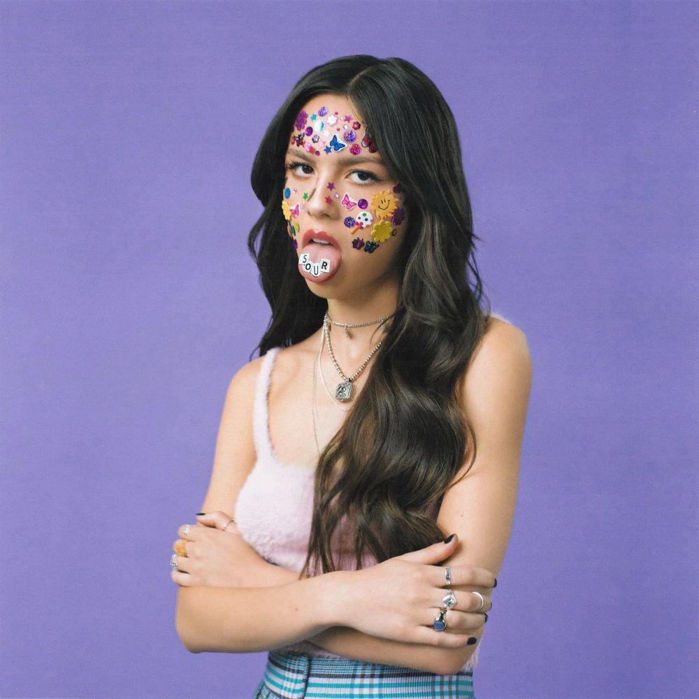‘SOUR’ album cover. 