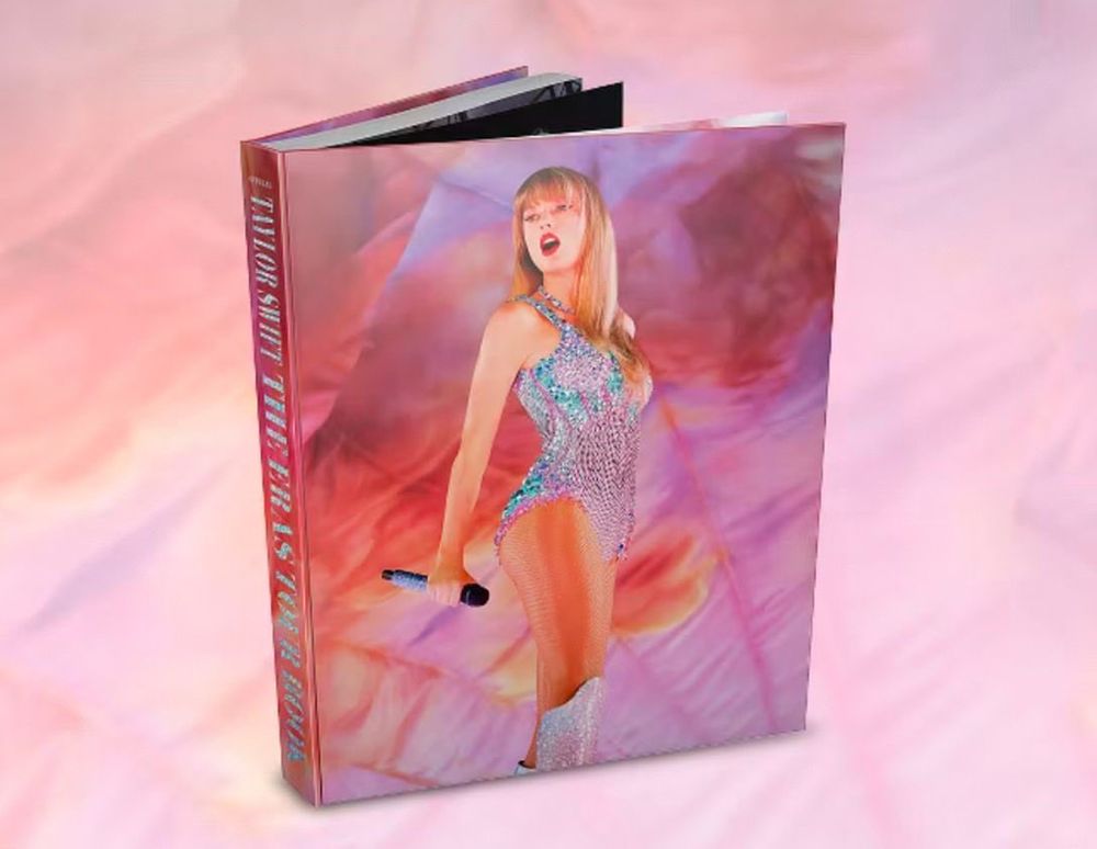 Photo of Eras Tour book. 