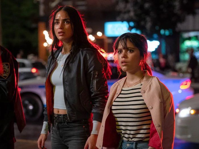 Melissa Barrera and Jenna Ortega in ‘Scream.’