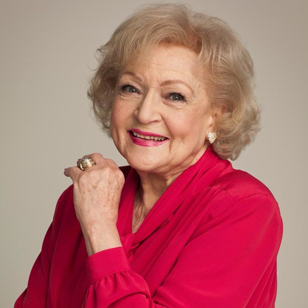 Photo of Betty White. 