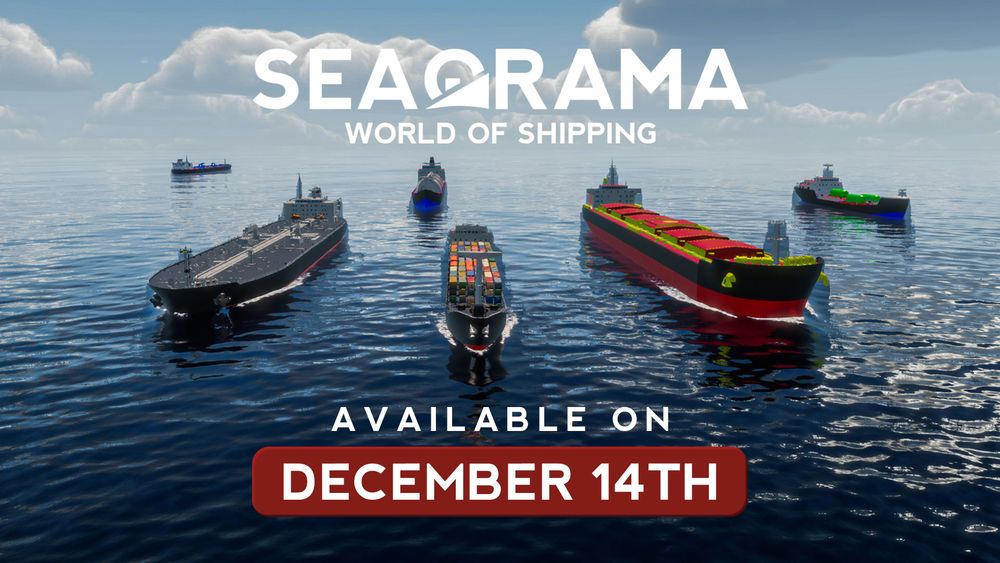 Seaorama comes out on steam on december 14th. Shipping management game.