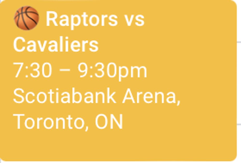 This is from the official Cavs calendar feed. How does a professional sports organization not put the home team second? SMH