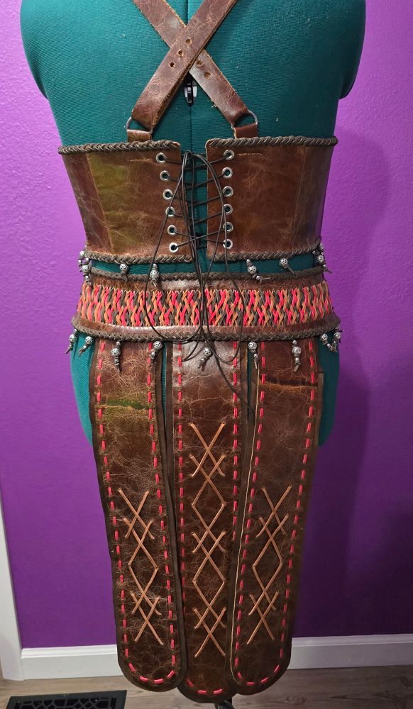 Back view of the outfit