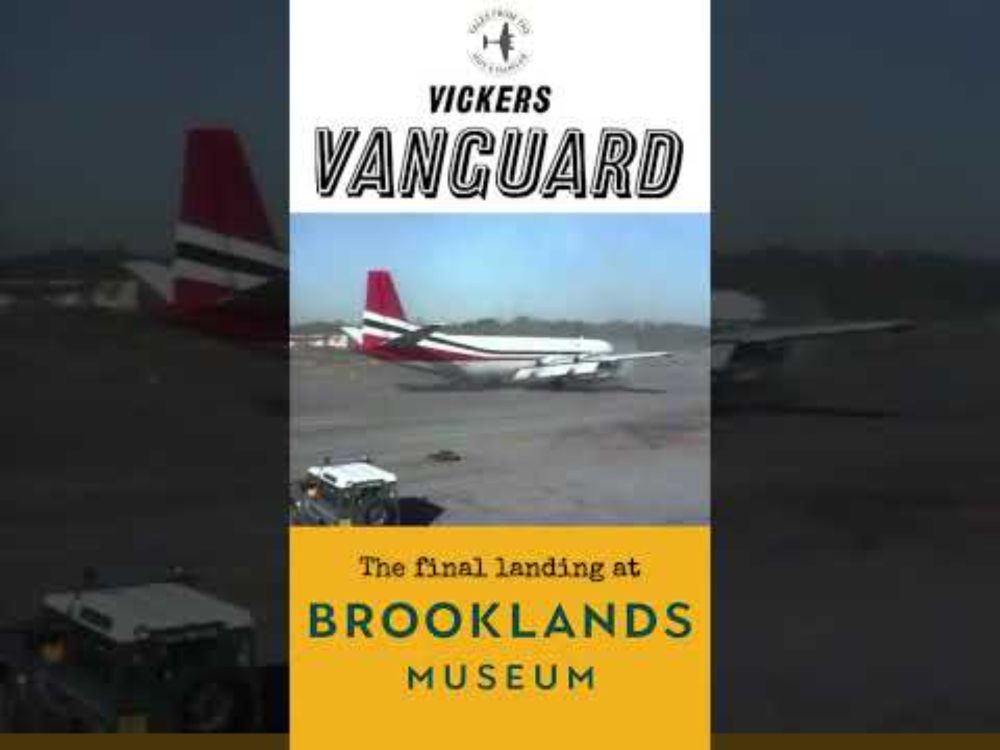 Vickers Vanguard & BAC 1-11. The final landings at Brooklands.