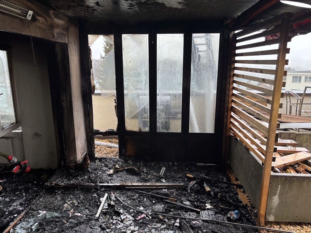 Eggersriet: Brand in Wohnung