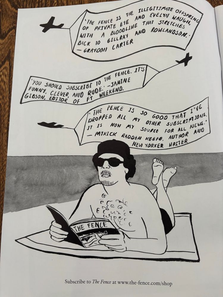 If Graydon Carter, Patrick Radden Keefe and er me all agree on something, well you should probably subscribe to that thing 