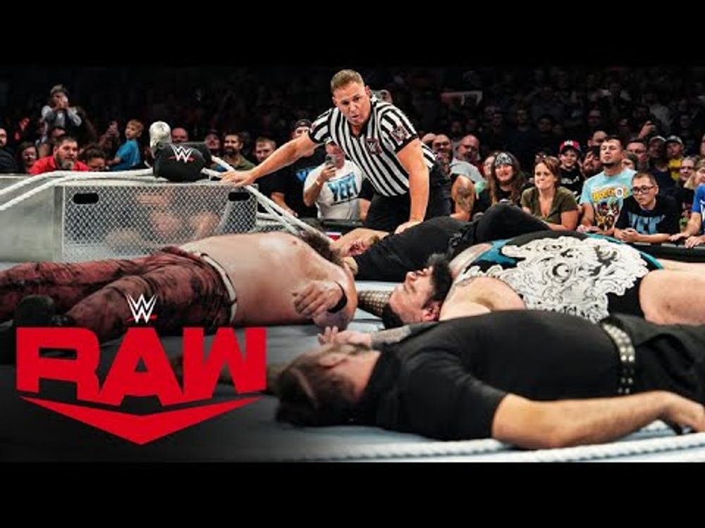 FULL MATCH: Ring collapses in Strowman vs. Reed Last Monster Standing Match: Raw, Sept. 30, 2024