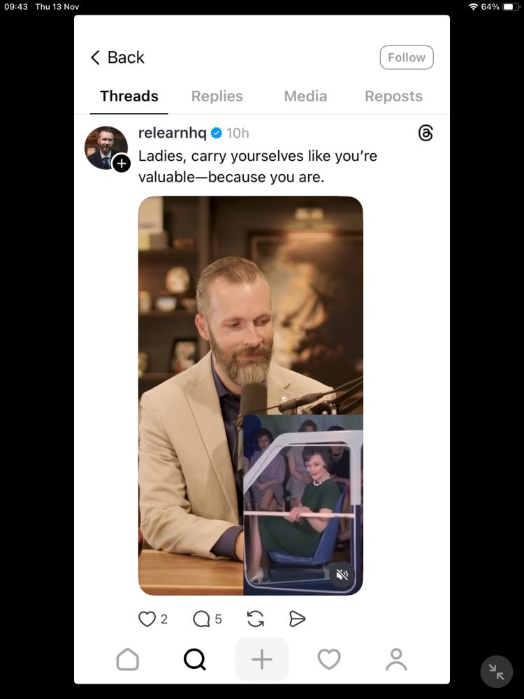 Pastor Dale Partridge from Arizona showing women how to get into cars and saying feminism is to blame for them moving like slobs. 