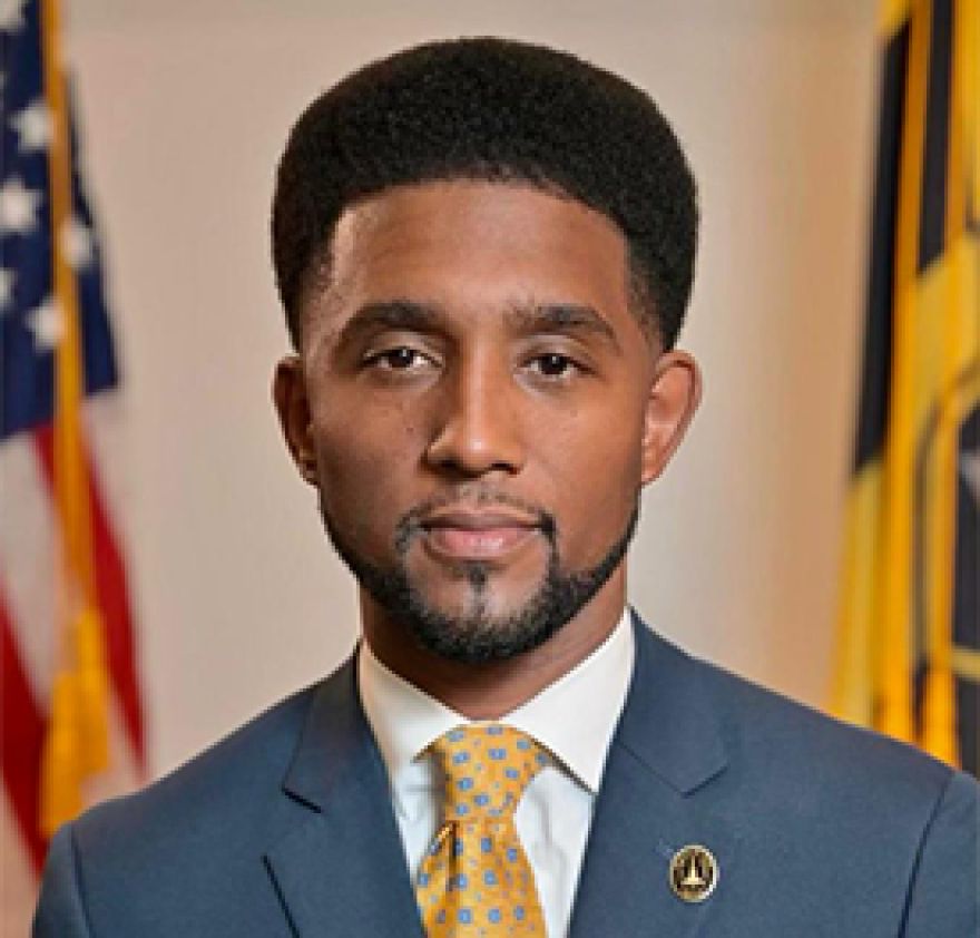 A picture of Baltimore’s dreamboat mayor, Brandon Scott, and his immaculate afro and goatee. 