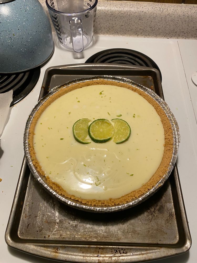 Key lime pie I made for my favorite ex-bf