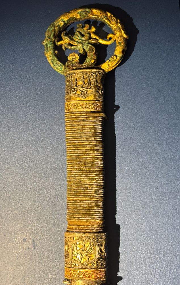 The Ring-pommelled Sword with a Phoenix Design, Tomb of King Muryeong, Gongju National Museum