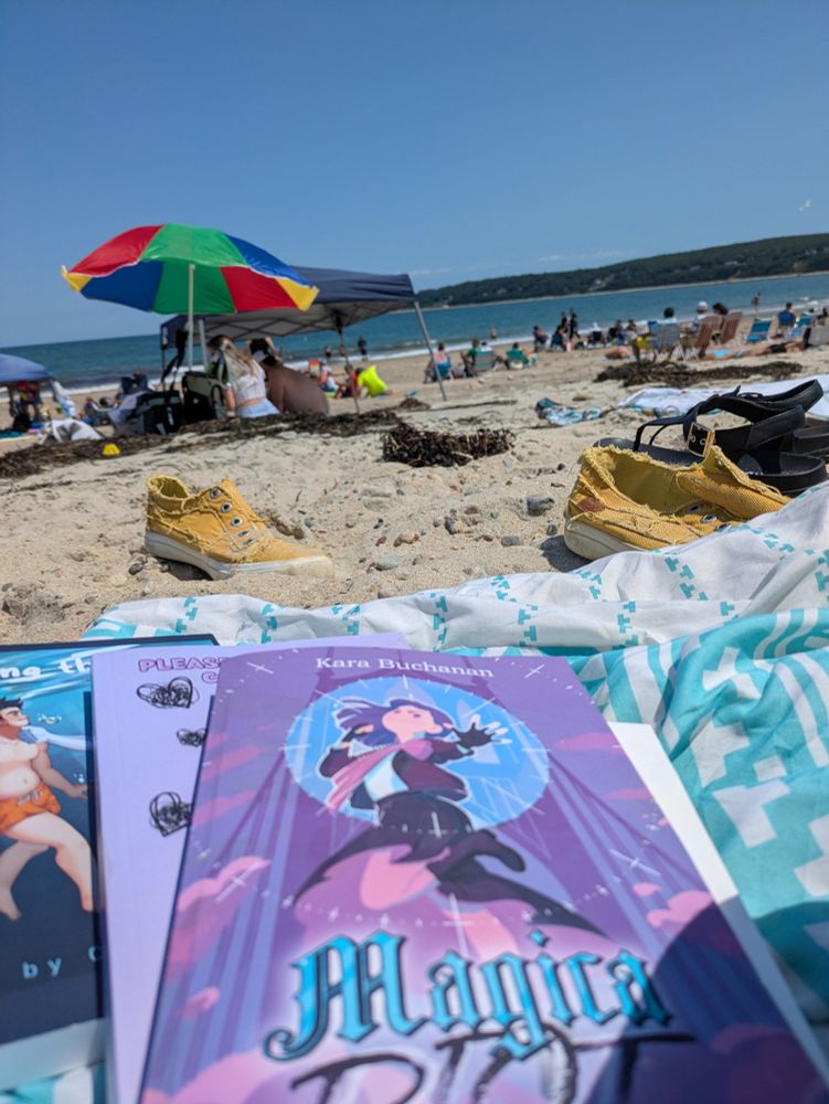 Books at the beach