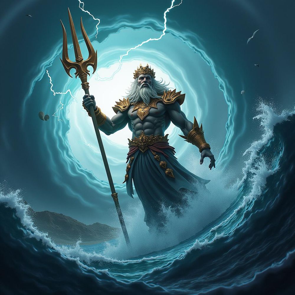 Majestic Sea God Amidst Turbulent Waves

#bills #vikings #mikemcdaniel #thearchers #snl #nuggets #charlotte #SeaGod #TurbulentWaves #OceanMajesty #MythicalArt #NauticalDecor #MarineMythology #OceanicPower #WavesOfFury