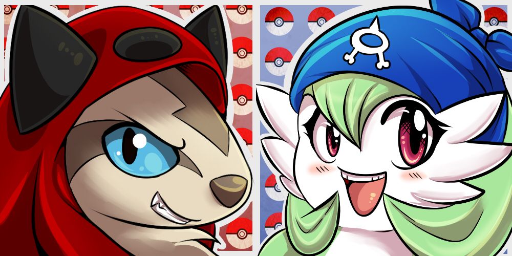 Team Magma Linoone and Team Aqua Gardevoir