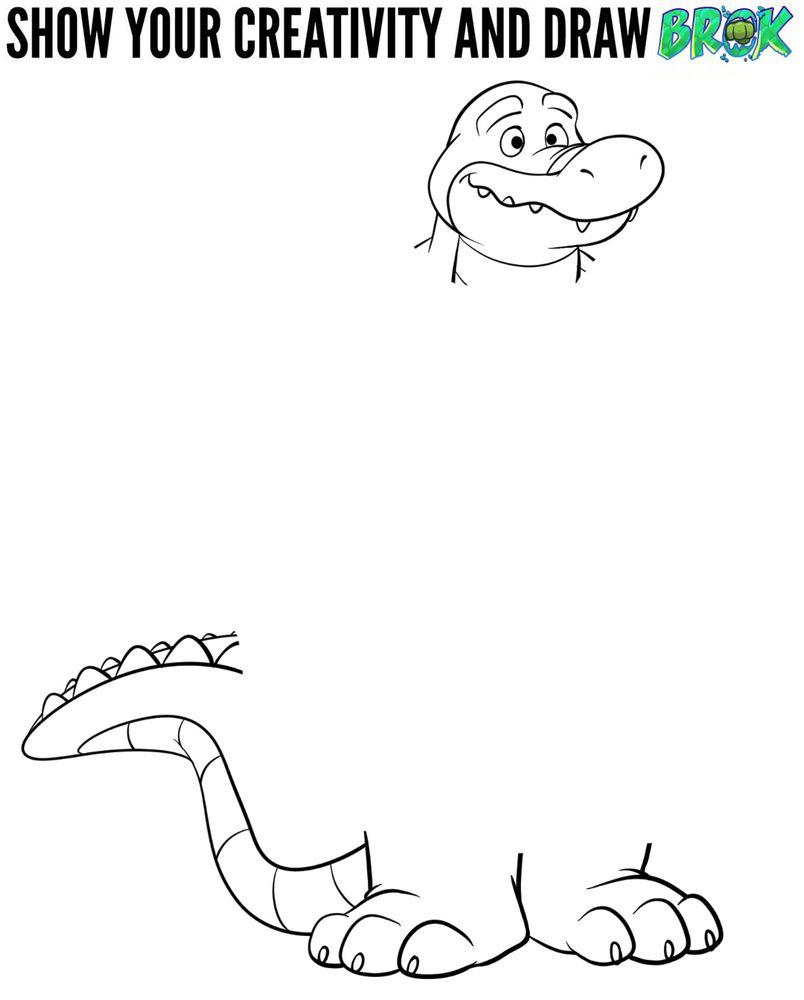 Incomplete Brok drawing