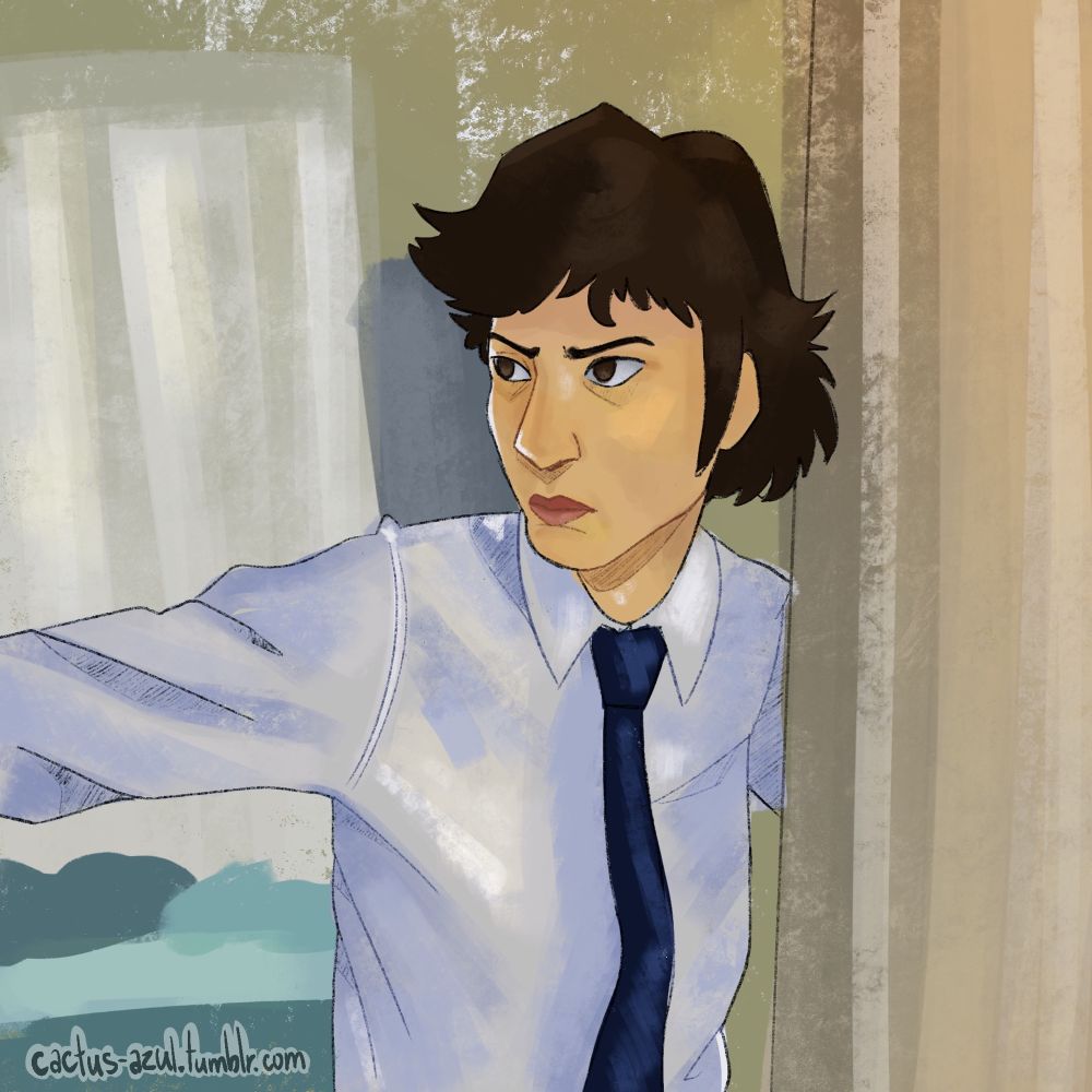 The same picture without the blueish ambient lighting