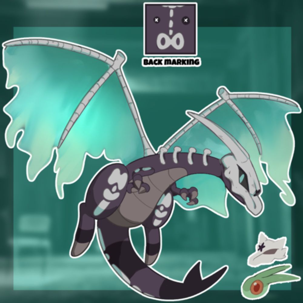 Flygon x Alolan Marowak - Frell's Ko-fi Shop